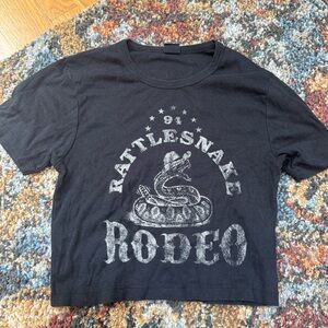 Rattlesnake Rodeo Black T-Shirt